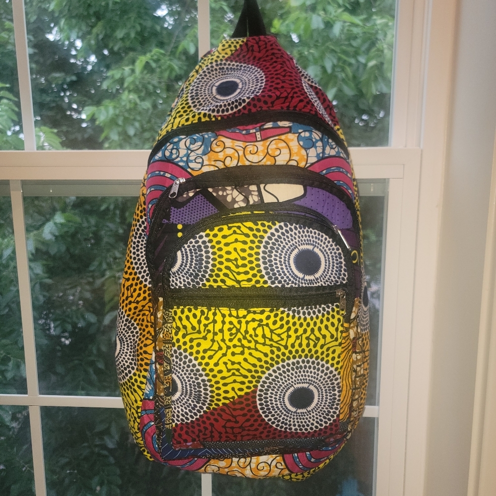 Ankara Print Back pack